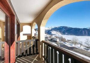 200m from ski slopes, terrace, balcony, parking, tv, ski locker, 32m², Valmorel