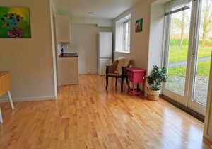300meter walk to LEGO house - 70m2 apartment with garden