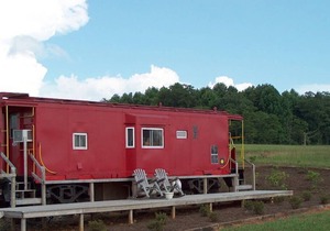 #494 - Authentic Railroad Cabooses And Depot Just Off The Blue Ridge Parkway