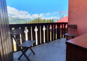 50m from resort center, 1st floor, balcony, tv, ski locker, 27m², Montchavin La Plagne