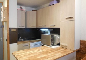 50m from resort center, 2nd floor, balcony, tv, ski locker, 26m², Montchavin La Plagne