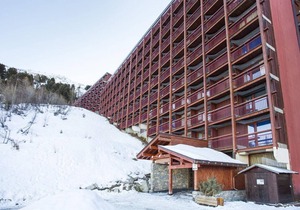 50m from ski slopes, 5th floor, view mountain, balcony, tv, 28m², Les Arcs