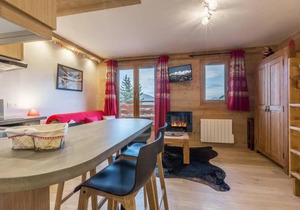 Appartement rénové à Méribel, proche pistes, balcon, 4 couchages - FR-1-355-108