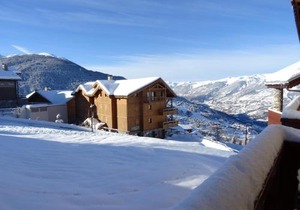 Appartement rénové 4 pièces, 8 pers, près des pistes, Vallandry, parking, balcon sud - FR-1-411-154