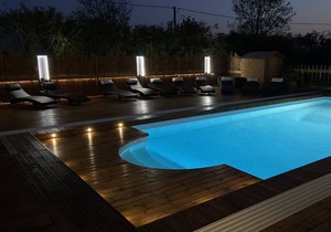 Cottage with heated pool - The "Saloon" - 6 people
