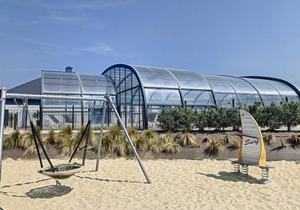 Mobil-home PMR tout confort, 200m plage, piscine, 4 pers, 2 chambres, parking, wifi, ménage inclus - FR-1-361A-42