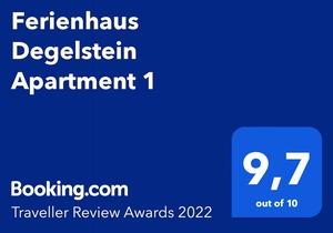 Modern Apartment “Ferienhaus Degelstein Apartment 1” with Mountain View, Wi-Fi & Balcony; Parking Available