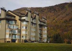 Mont Sainte Anne, Massif de Charlevoix, studio ski IN ski OUT Quebec city