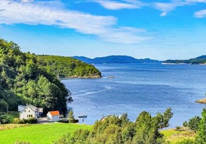 Nice Home In Fitjar With House Sea View