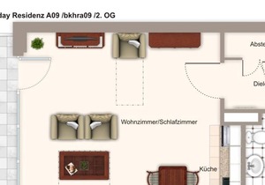 Pet-free 1-room apartment with a sunny balcony on the island of Borkum - Holiday Residenz