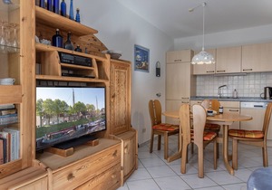 Small but nice: this vacation home with modern furnishings impresses with its