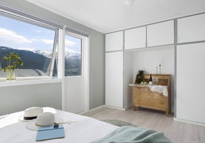 Spacious apt - central Voss - panorama view, 4br
