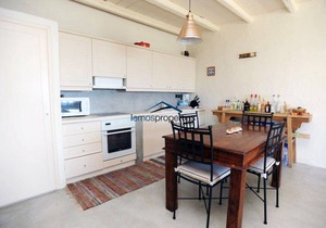 Stone built villa with a swimming pool and a fantastic sea view in Koundouros
