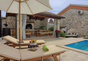 Stone villa Parentium with private pool in Porec