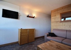 Studio cabine rénové avec balcon, vue Mont-Blanc, pour 4 pers. à Aime 2000 - FR-1-455-80