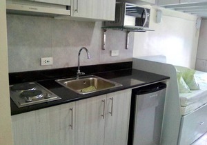 *Studio with loft bed at SMDC Green Residences