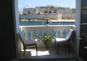Stunning sea views of Valletta’s historic Grand Harbour