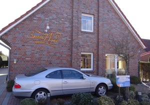 Stylish and homely: the tastefully furnished semi-detached house presents