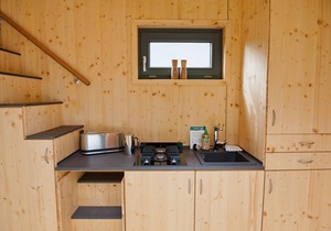 Sustainable overnight experience in the Green Tiny House Nature on the North Sea