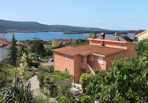 Two bedroom apartment with terrace and sea view Kornić, Krk (A-5418-b)