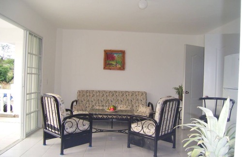 Las Galeras Apartment | 1 bedroom studio apartment with living room, kitchen, terrace, garden and pool