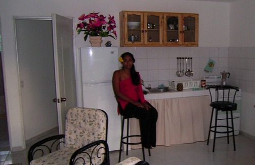 Las Galeras Apartment | 1 bedroom studio apartment with living room, kitchen, terrace, garden and pool