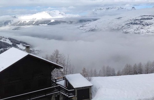 Vallandry Apartment | 150m from resort center, floor -2, balcony, ski locker, 40m², Peisey-Vallandry