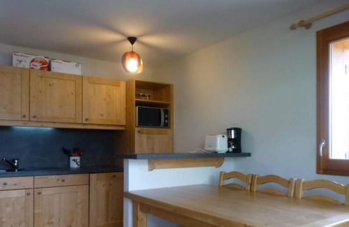 Vallandry Apartment | 150m from resort center, floor -2, balcony, ski locker, 40m², Peisey-Vallandry