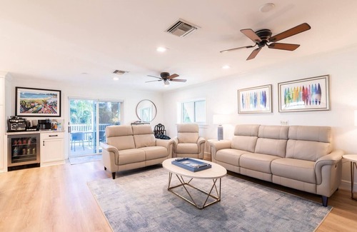 Fort Pierce House | 1809 Surfside | Private Beach | Heated Plunge Pool | Bikes | Game Tables