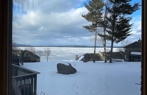 Gilford Condo | 3 BR Townhouse with Gorgeous Lake Views, Sandy Beach, Pool & Tennis