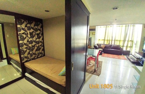 Santa Cruz Apartment | 3Rooms -74m² 17F, 2Floor(Loft type) Condo, Crown Regency Tower3 #Mango sqare