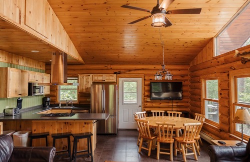 Cook Cabin | 4 bedroom 3 bath beachside cabin with AC, Fast WiFi, Sauna, Yoga, Kayaks, Park