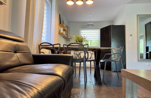 Swietajno House | 4-bedroom house in charming Jerutki with AC and Sauna