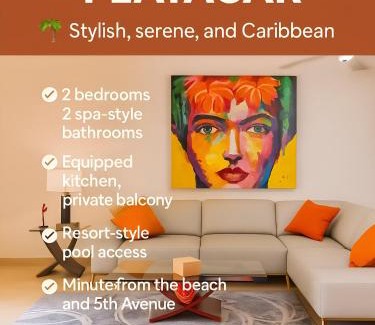 Playacar Apartment | A hideaway in Playacar - Private, Comfortable and Chic