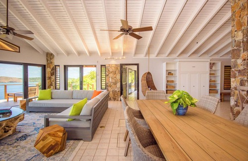 North Sound Villa | A stunning two-bedroom villa overlooking Leverick Bay