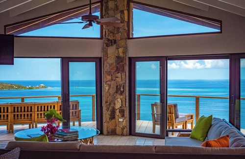 North Sound Villa | A stunning two-bedroom villa overlooking Leverick Bay