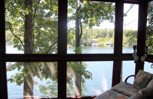 Lake George House | Adirondack Fall colors, lakeside fishing, great hiking. Evening fires.