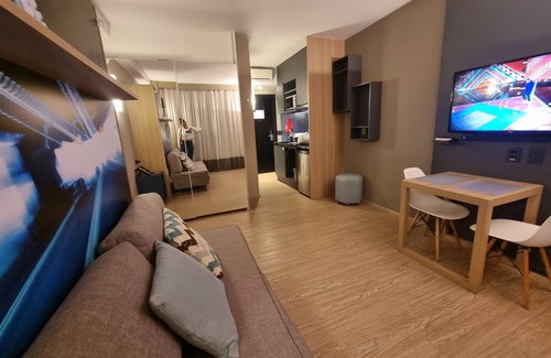 Alphaville Industrial Apartment | Alpha Wonderful Flat Soft Alphaville Complete Home Office Air Conditioning