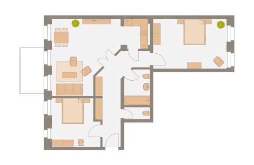 Wilsdruffer Vorstadt/Seevorstadt-West Apartment | Aparthotel am Zwinger