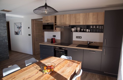 Champagny-en-Vanoise Apartment | Appart 6 pers in the heart of Champagny with beautiful view, near slopes, shops.