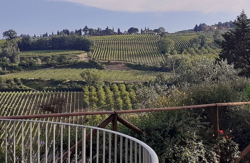 Gambassi Terme Apartment | APPARTAMENTO FRONTE PISCINA CON STUPENDA VISTA SULLA CAMPAGNA TOSCANA
