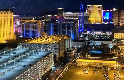 Las Vegas House | Balcony Suite Strip View
