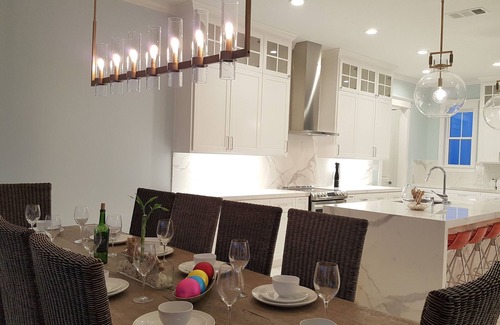 Red Fish Cove House | BAYFRONT! HOT TUB! ELEVATOR! FIRE PIT! POINTE WEST RESORT: A Bit of Heaven