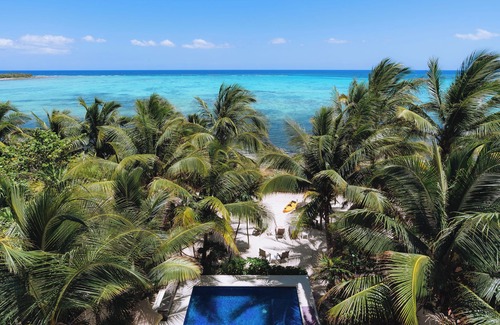 Ek Balam Village Villa | Beach front Paradise | Casa NFT Tulum-Soliman Bay