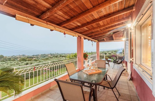 Messini House | Beachfront Panoramic Seaview - Galini Estate