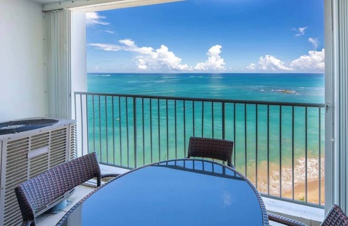 Isla Verde Condo | Beachfront View 15th Floor 2BR w/Parking @ ESJ