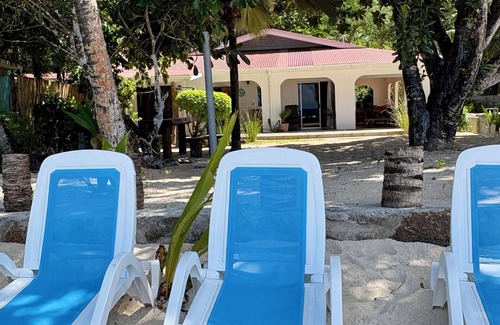 Anse Forbans Villa | Beachfront Villa on best beach with large beachfront garden