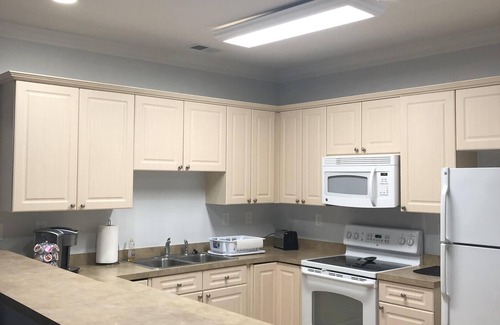 Central Myrtle Beach Condo | Beautiful, Clean condo, new furniture beds carpet TVs. Lake view, private Wifi
