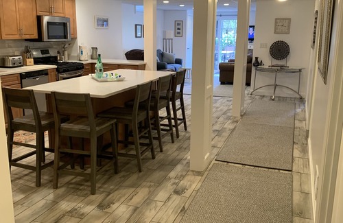 Oak Bluffs Apartment | Beautiful Landscaped Grounds and Pond & Kayaks
