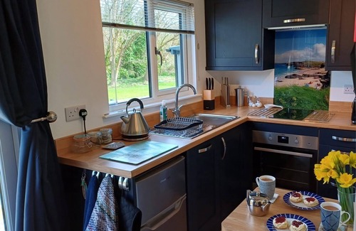 Treator Cabin | Beautiful tranquil Cabin nestled in nature, near Padstow & 7 Bays, pet friendly